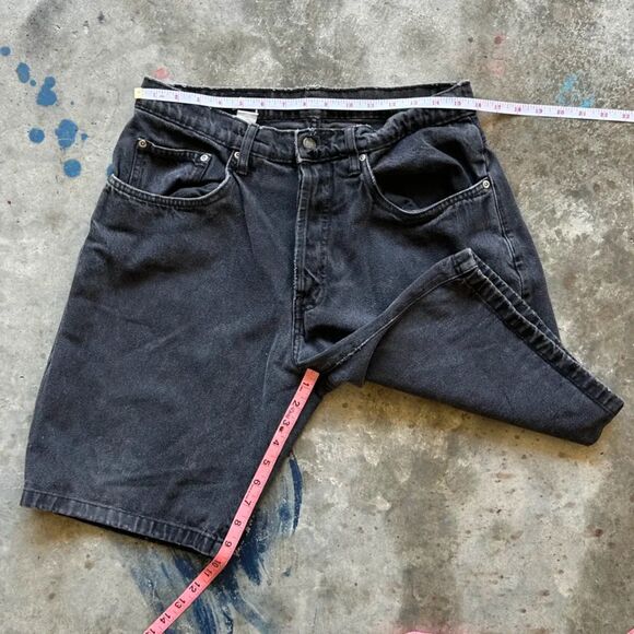 Vintage 80s Stussy BIG OL Jeans Made In USA Jean Shorts Size 32 - Picture 7 of 7